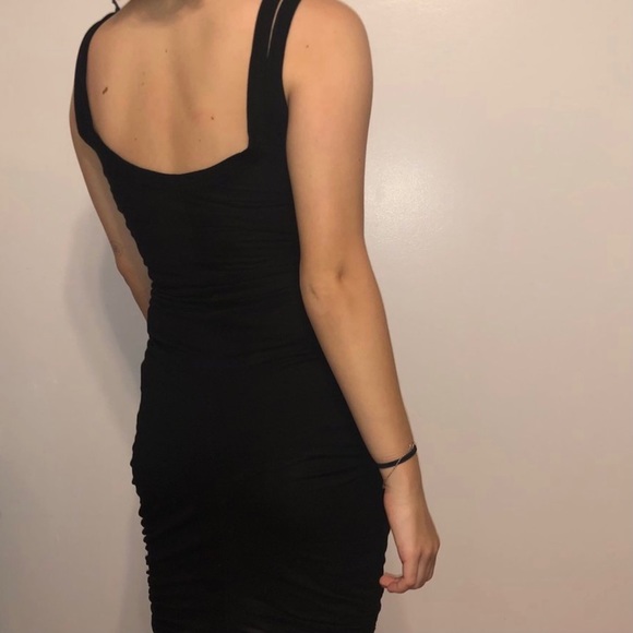 BLACK MIDI ALLSAINTS DRESS - Picture 2 of 4